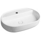 Sapho Isvea - Lavabo à poser 60x40 cm, trou pour robinet, blanc mat 10NF65060-2L Sapho Isvea - Lavabo à poser 60x40 cm, trou pour robinet, blanc mat 10NF65060-2L