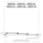 Ravak Supernova - Porte de douche Slim en trois partie ASDP3-80, 770-810 mm, noir/verre transparent 00V403R2Z1 Ravak Supernova - Porte de douche Slim en trois partie ASDP3-80, 770-810 mm, noir/verre transparent 00V403R2Z1