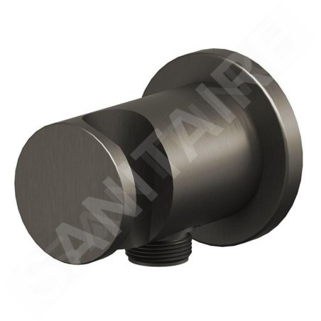 Ravak Chrome - Montant mural avec support, graphite brossé X07P696