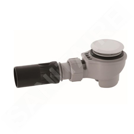 Geberit Accessoires - Garniture d’évacuation de douche d52 avec cache de la bonde d’évacuation, chrome 150.681.21.1