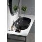 Sapho Isvea - Lavabo à poser 60x40 cm, trou pour robinet, noir mat 10NF65060-2N Sapho Isvea - Lavabo à poser 60x40 cm, trou pour robinet, noir mat 10NF65060-2N