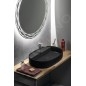 Sapho Isvea - Lavabo à poser 60x40 cm, trou pour robinet, noir mat 10NF65060-2N Sapho Isvea - Lavabo à poser 60x40 cm, trou pour robinet, noir mat 10NF65060-2N