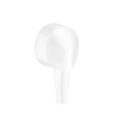 Hansgrohe Fixfit - Raccord du flexible E sans clapet anti-retour, blanc mat 27454700