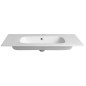 Sapho Sanovit Piedra - Lavabo pour meuble 101x47 cm, avec trop-plein, trou pour robinet, blanc 43101 Sapho Sanovit Piedra - Lavabo pour meuble 101x47 cm, avec trop-plein, trou pour robinet, blanc 43101