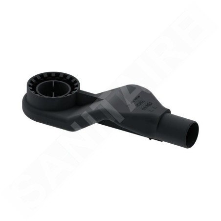 Tece Accessoires - Siphon pour caniveau de sol ultra bas, évacuation latérale DN 40 650004