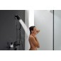 Hansgrohe Pulsify S - Pommeau de douche 105, 1 jet, EcoSmart, noir mat 24132670
