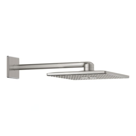 Grohe Rainshower SmartActive Cube - Douche de tête 310, bras de douche 430 mm, 2 jets, supersteel 26479DC0