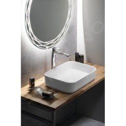 Sapho Isvea - Vasque à poser, 36x50 cm, sans trop-plein, blanc mat 10NF65050-2L