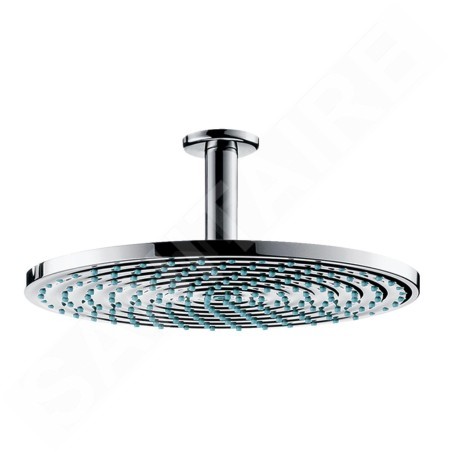 Hansgrohe Raindance - Douche de tête S 300 Air 1 jet avec arrivée depuis le plafond 100 mm, chrome 27494000