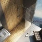 Ravak Walk-In - Paroi de douche Walk-in Wall 110, 1100x2000 mm, noir/verre transparent GW9WD0300Z1