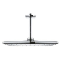 Grohe Rainshower - Douche de tête 310 Mono Cube 9,5 l/min, 1 jet, bras de douche de plafond 142 mm, chrome 26566000