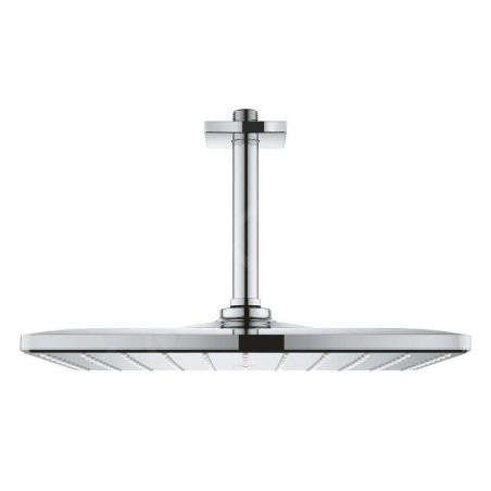Grohe Rainshower - Douche de tête 310 Mono Cube 9,5 l/min, 1 jet, bras de douche de plafond 142 mm, chrome 26566000
