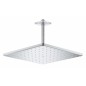 Grohe Rainshower - Douche de tête 310 Mono Cube 9,5 l/min, 1 jet, bras de douche de plafond 142 mm, chrome 26566000
