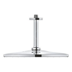 Grohe Rainshower - Douche de tête 310 Mono Cube 9,5 l/min, 1 jet, bras de douche de plafond 142 mm, chrome 26566000