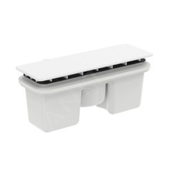 Ideal Standard Ultra Flat New - Garniture de vidage pour receveurs, blanc mat T4493V1