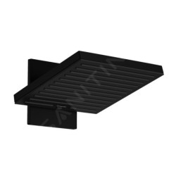 Hansgrohe Pulsify E - Douche de tête, 26x26 mm, 2 jets, noir mat 24350670