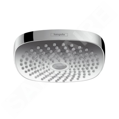 Hansgrohe Croma Select E - Douche de tête 180, 2 jets, EcoSmart 9 l/min, chrome 26528000