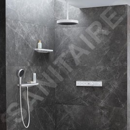 Hansgrohe Rainfinity - Douche d'épaules 500 avec tablette, 1jet, couleur blanc mat 26243700