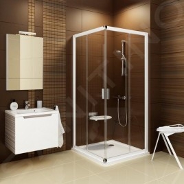 Ravak Galaxy Pro Flat - Receveur de douche Perseus Pro-90 Flat, 900x900 mm, blanc XA037711010