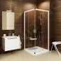 Ravak Galaxy Pro Flat - Receveur de douche Perseus Pro-90 Flat, 900x900 mm, blanc XA037711010