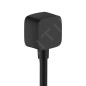 Axor Programme de douche - Coude de raccordement de douche, noir mat 36731670