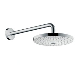 Hansgrohe Raindance Select S - Douche de tête 240, 2 jets, bras de douche 390 mm, blanc/chrome 26466400
