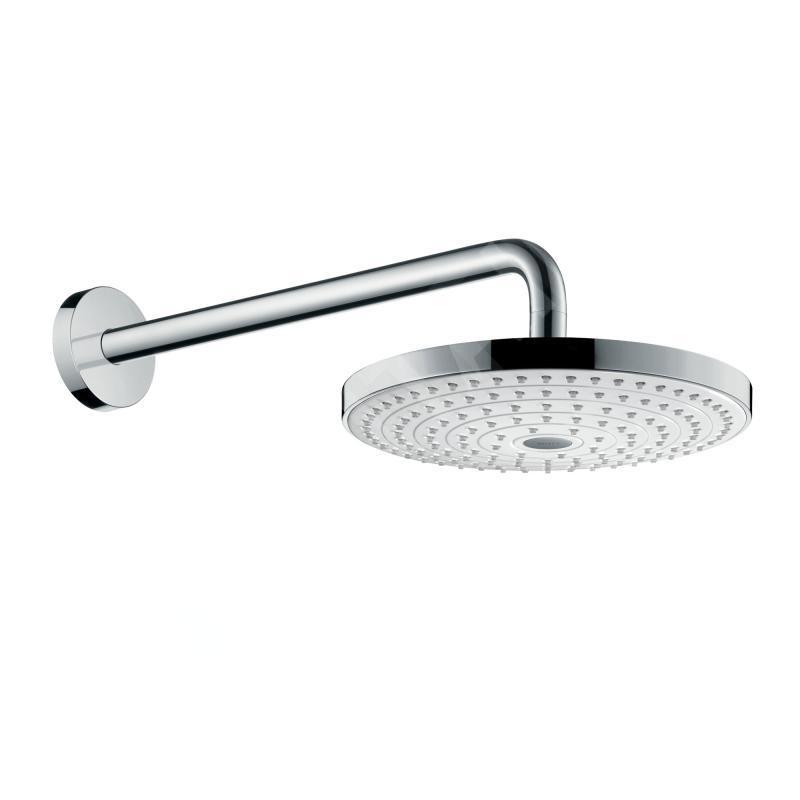 Hansgrohe Raindance Select S - Douche de tête 240, 2 jets, bras de douche 390 mm, blanc/chrome 26466400