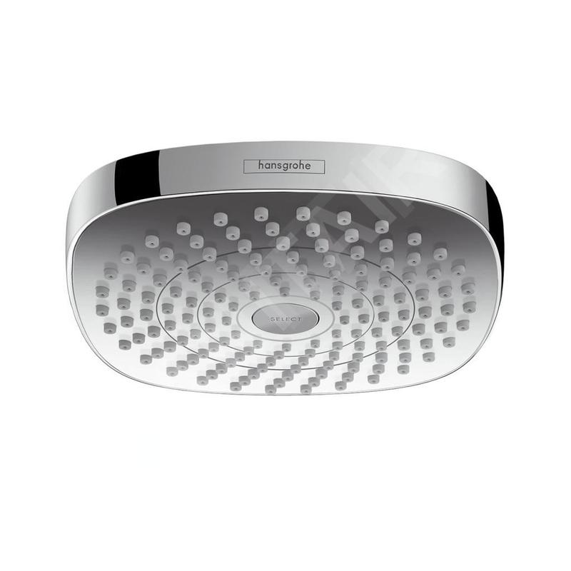 Hansgrohe Croma Select E - Douche de tête, 180 mm, 2 jets, blanc/chrome 26524400