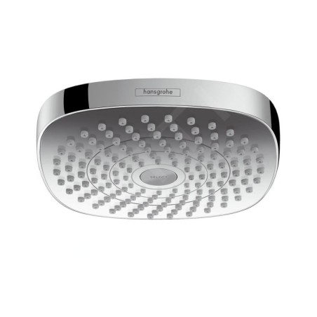 Hansgrohe Croma Select E - Douche de tête, 180 mm, 2 jets, blanc/chrome 26524400