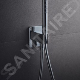 Axor Urquiola - Coude de douche avec support, chrome 11626000