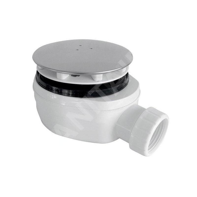 Sapho Siphons - Siphon de receveur extra bas, 90 mm, chrome PB90EXN