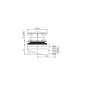 Sapho Siphons - Siphon de receveur extra bas, 90 mm, chrome PB90EXN