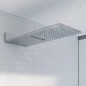 Steinberg 390 - Douche de tête, 600x250 mm, 2 jets, inox 390 5662
