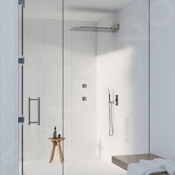 Steinberg 390 - Douche de tête, 600x250 mm, 2 jets, inox 390 5662