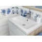 Cersanit Como - Lavabo 80x45 cm, avec trop-plein, trou pour robinetterie, blanc K32-004-BOX Cersanit Como - Lavabo 80x45 cm, avec trop-plein, trou pour robinetterie, blanc K32-004-BOX