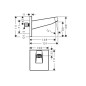 Hansgrohe Pulsify - Raccordement de douche, noir mat 24149670