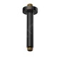Kludi A-Qa - Bras de douche plafond, 150 mm, noir mat 6651539-00
