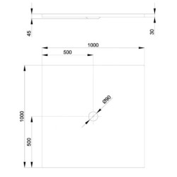 Bette Floor - Receveur de douche 1000x1000 mm, blanc 5941-000