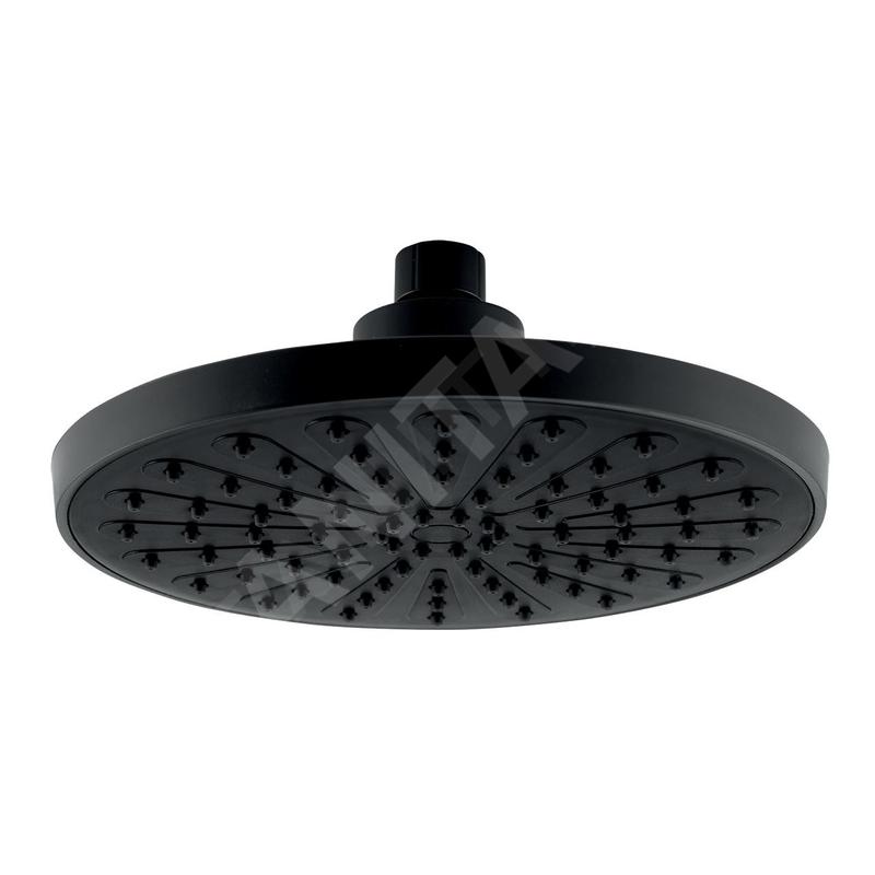 Novaservis Douches de tête - Tête de douche, diamètre 200 mm, 1 jet, noir mat RUP/200,5