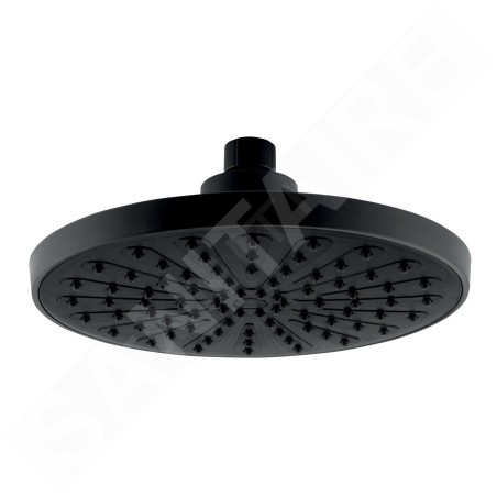 Novaservis Douches de tête - Tête de douche, diamètre 200 mm, 1 jet, noir mat RUP/200,5