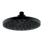 Novaservis Douches de tête - Tête de douche, diamètre 200 mm, 1 jet, noir mat RUP/200,5