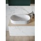 Cersanit Inverto - Lavabo, 61x35 cm, sans trop-plein, sans trou pour robinetterie, blanc K671-009 Cersanit Inverto - Lavabo, 61x35 cm, sans trop-plein, sans trou pour robinetterie, blanc K671-009