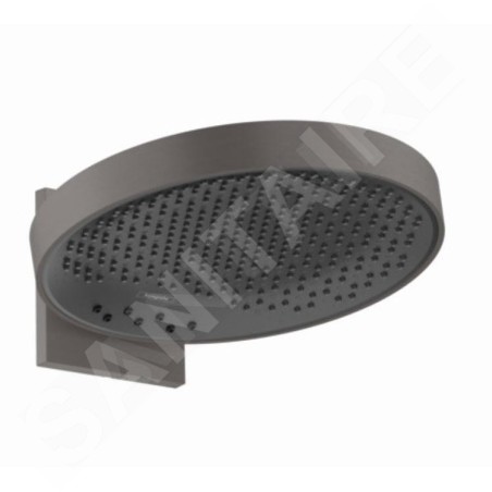 Hansgrohe Rainfinity - Douche de tête 360 avec raccord mural, 3jet, noir chromé brossé 26234340
