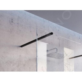 Ravak Walk-In - Barre W-SET 90 Mur/Angle x, noir GWD010003018