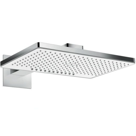 Hansgrohe Rainmaker Select - Douche de tête 460, 2 jets, bras de douche 460 mm, blanc/chrome 24005400