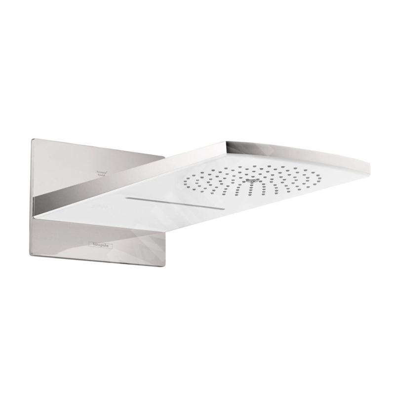 Hansgrohe Raindance - Douche de tête Rainfall 180, 2 jets, blanc/chrome 28433400 Hansgrohe Raindance - Douche de tête Rainfall 180, 2 jets, blanc/chrome 28433400