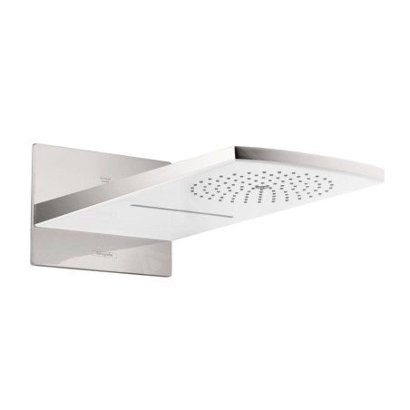 Hansgrohe Raindance - Douche de tête Rainfall 180, 2 jets, blanc/chrome 28433400