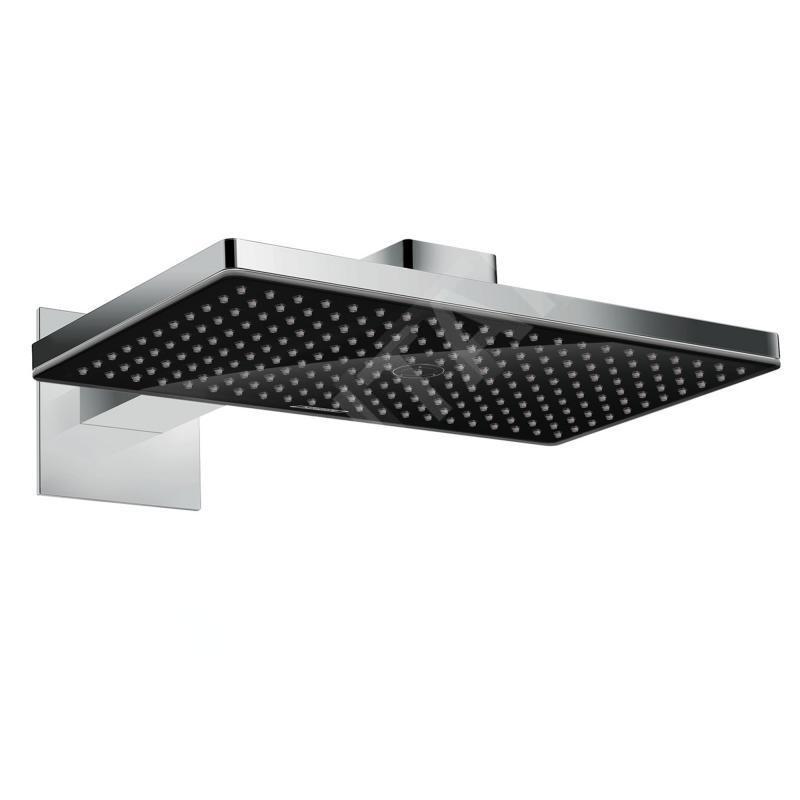 Hansgrohe Rainmaker Select - Douche de tête 460, bras de douche 460 mm, noir/chrome 24003600