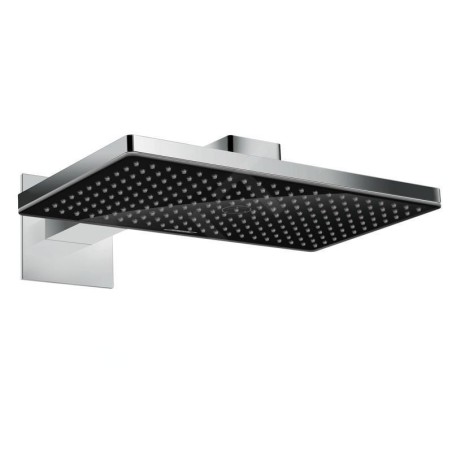 Hansgrohe Rainmaker Select - Douche de tête 460, bras de douche 460 mm, noir/chrome 24003600