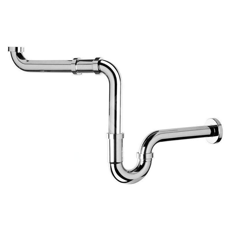 Sapho Omp Tea Siphons - Siphon de lavabo, encombrement réduit, chrome 126.013.5H Sapho Omp Tea Siphons - Siphon de lavabo, encombrement réduit, chrome 126.013.5H